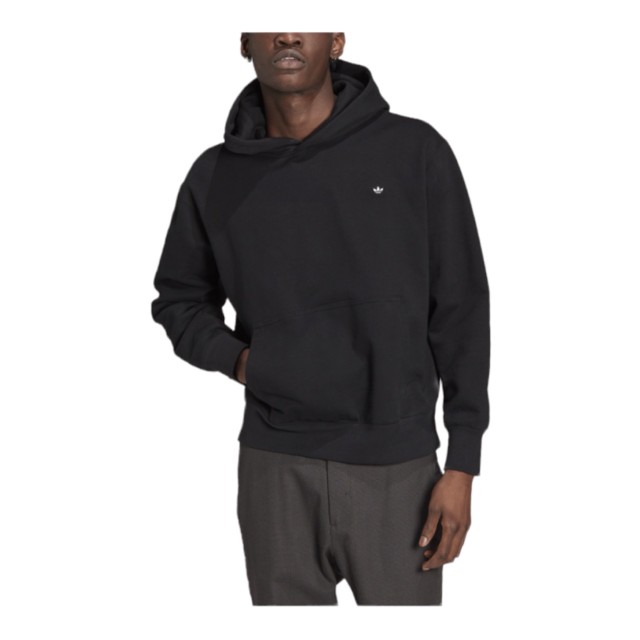 アディダス メンズ パーカー adidas Essential SOL Hoodie - Black/White 黒 ブラック 白 ホワイト おしゃれ ブランド