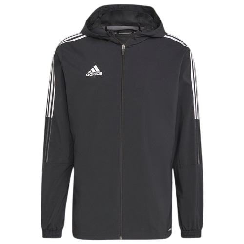 アディダス メンズ パーカー adidas Tiro 21 Fullzip Hoodie - Black