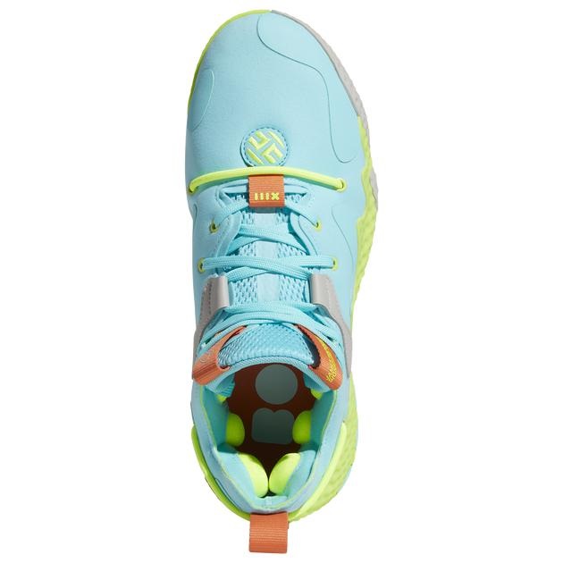 アディダス メンズ バッシュ adidas Harden Vol 6 - Blue/Yellow/Grey_3