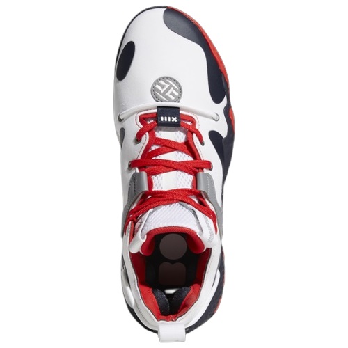 アディダス メンズ バッシュ adidas Harden Vol 6 - White/Red/Blueの