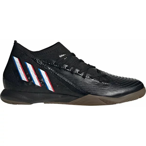 アディダス メンズ サッカー インドアシューズ adidas Predator Edge.3 IN - Core Black/White/Vivid Red