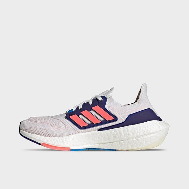 アディダス レディース ランキングシューズ Women's Adidas Ultraboost 22 Running Shoes - Crystal White/Turbo/Legacy Indigo