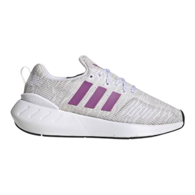 アディダス オリジナルス キッズ スニーカー スイフト ラン adidas Originals Swift Run 22 GS - White/Semi Pulse Lilac/Black 白 ホワイト 靴 通学 スウィフト