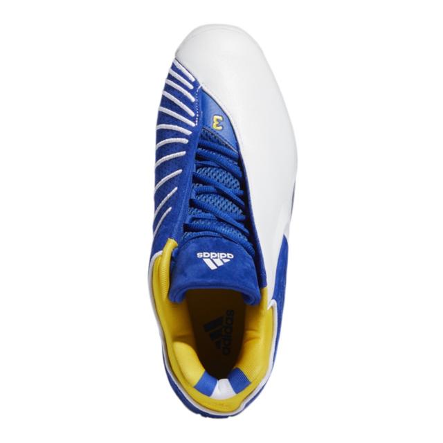 アディダス メンズ バッシュ adidas TMAC 3 - White/Blue/Yellow 白