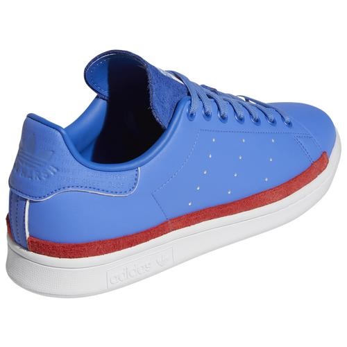 アディダス メンズ スニーカー adidas Originals Stan Smith - Blue/Red/White_2