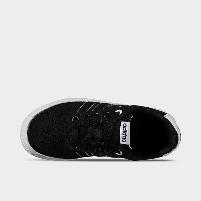アディダス キッズ スニーカー Adidas Vulcraid3R Skateboarding Shoes GS - Core Black/Cloud White/Core Black_4