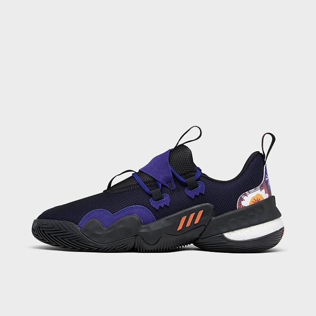 アディダス メンズ バッシュ Adidas Trae Young 1 - Core Black/Team College Purple/Team