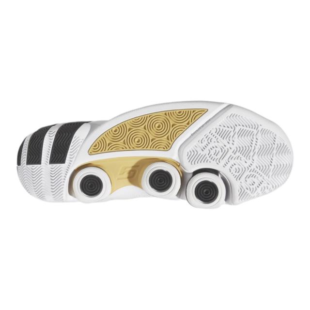 アディダス メンズ スニーカー adidas Gil Zero Restomod - White/Gold/Black_4