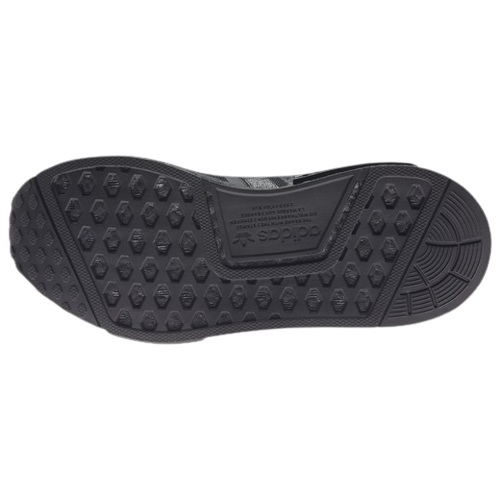 アディダス キッズ スニーカー adidas Originals NMD R1 Casual Shoes GS - Black/Black/Black_1