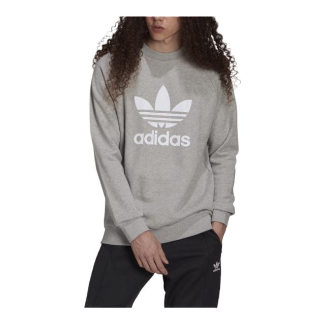 アディダス メンズ スウェットシャツ adidas Adicolor Classics Trefoil Crewneck Sweatshirt - Blue Rush/Sky Rush/Blue Rushの通販は