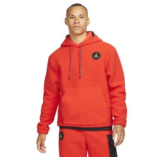 ジョーダン メンズ パーカー Jordan Essential Statement Fleece Pullover - Red/Black