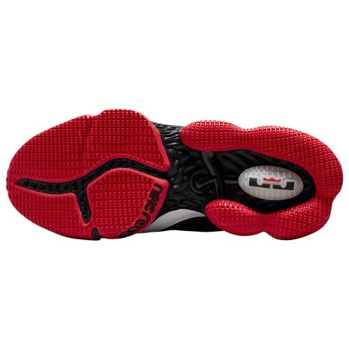 ナイキ メンズ バッシュ Nike LeBron 19 Low - Black/White/Univ Red_4