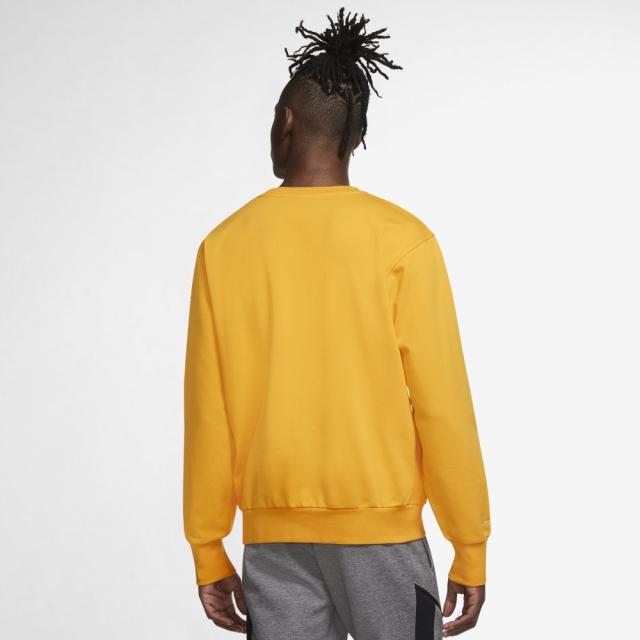 ナイキ メンズ スウェットシャツ Nike S. I. Graphic Crew - Univ Gold/Black_1