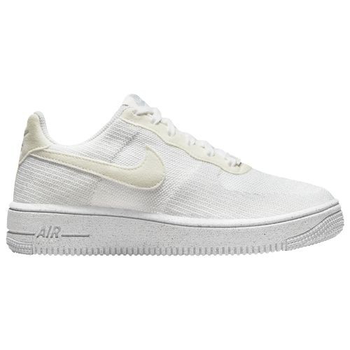 ナイキ キッズ スニーカー Nike Air Force 1 Crater Flyknit GS - White/Gray