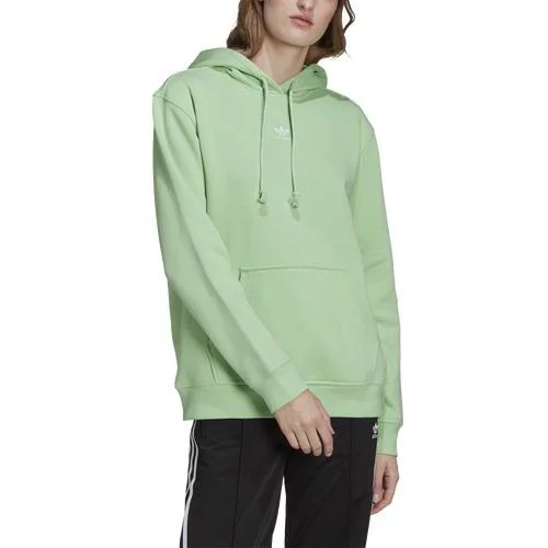アディダス レディース パーカー adidas Originals Essential Fleece Hoodie - Green/White