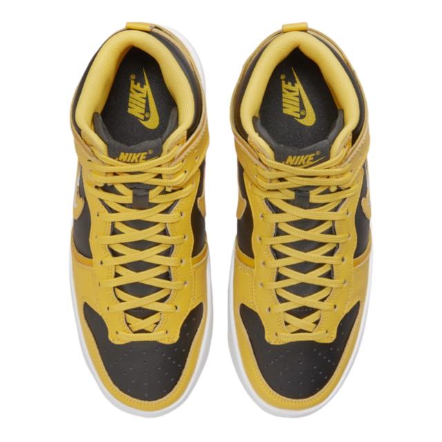 ナイキ レディース スニーカー Nike Dunk High Up - Black/Varsity Maize/University Gold_3