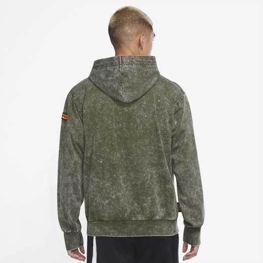 ナイキ メンズ パーカー Nike Narr Hoodie - Olive/Black_1