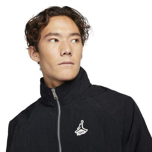 ジョーダン メンズ ウィンドブレーカー Jordan ESS Statement Warm-Up Jacket - Black/Black_2