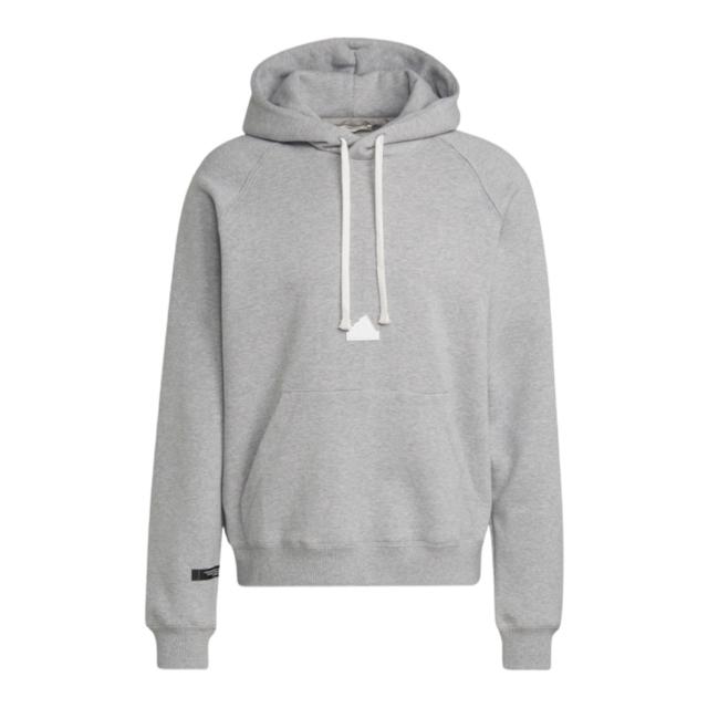 アディダス メンズ パーカー adidas Fleece Hoodie - Medium Grey Heather/Medium Grey Heather