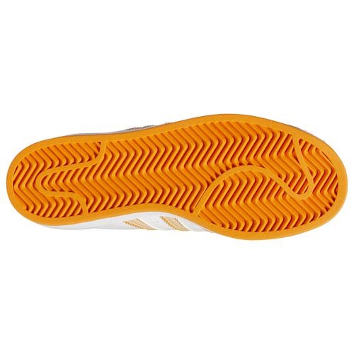 アディダス キッズ スニーカー adidas Originals Superstar GS - White/Orange_4