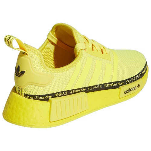 アディダス オリジナルス レディース スニーカー adidas Originals NMD R1 Casual Sneakers - Yellow/Yellow/Black_2
