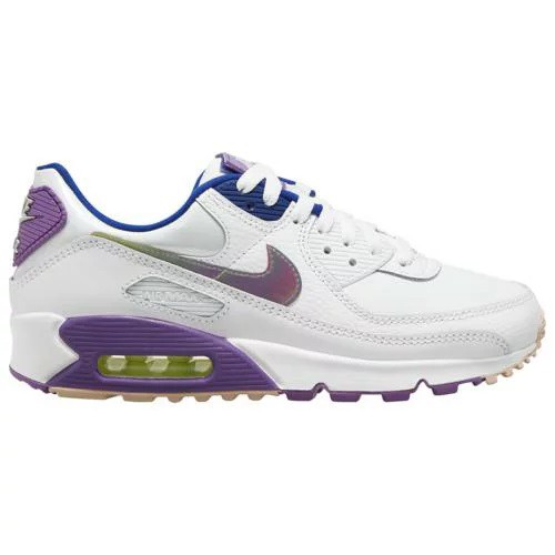 ナイキ エア マックス９０ レディース Nike Air Max 90 スニーカー White/Purple Nebula/Barely Volt