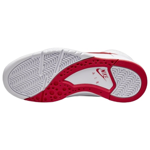 ナイキ メンズ スニーカー Nike Air Flight Lite Mid - White/Red_4