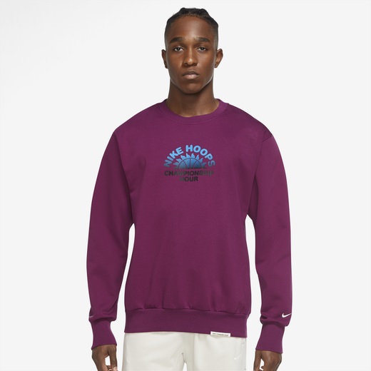 ナイキ メンズ スウェットシャツ Nike Standard Issue Graphic Crew - Sangria/Pale Ivory