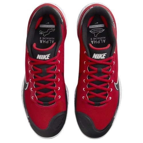 ナイキ メンズ 野球 スパイク Nike Alpha Huarache Elite 3 Low - University Red/Black/White_3