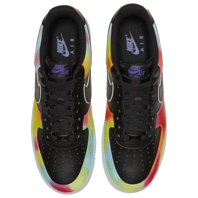 ナイキ メンズ エア フォース１ Nike Air Force 1 Low スニーカー Black/Multi/Psychic Purple/White オリジナルBOXなし_3