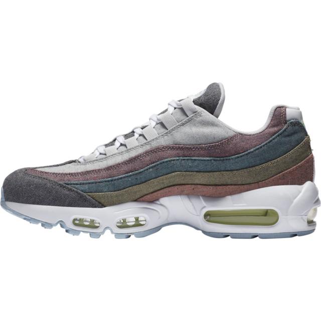 ナイキ メンズ エアマックス９５ Nike Air Max 95 Essential スニーカー Vast Grey/White/Barely Volt_1