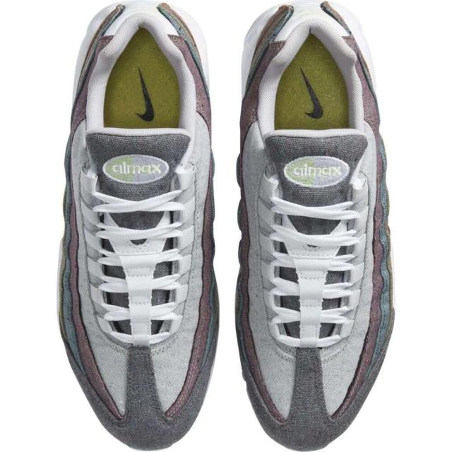 ナイキ メンズ エアマックス９５ Nike Air Max 95 Essential スニーカー Vast Grey/White/Barely Volt_3