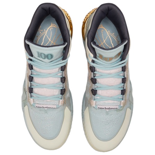 ニューバランス キッズ カワイ２ バッシュ New Balance Kawhi II GS - Gray/Multi_3