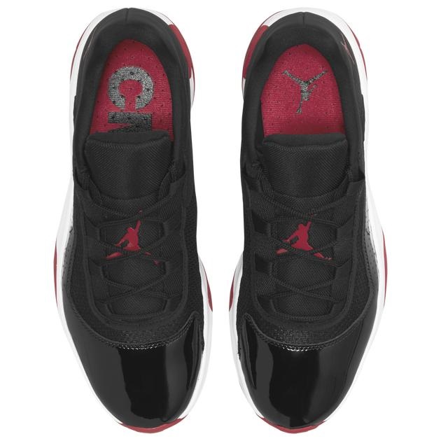 ジョーダン メンズ バッシュ Jordan AJ 11 Low - CMFT Black/White/Red_3
