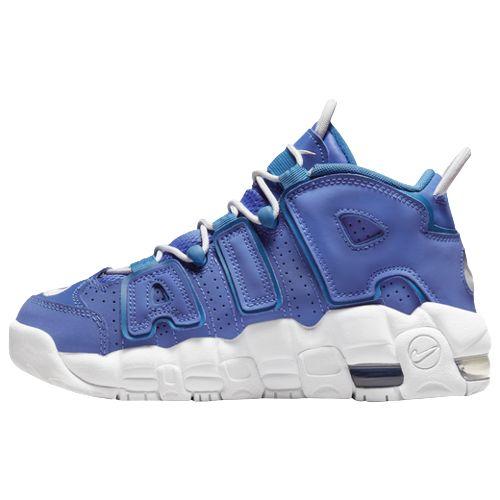 ナイキ キッズ スニーカー Nike Air More Uptempo GS - Med Blue/White ナイキ キッズ スニーカー Nike Air More Uptempo GS - Med Blue/White