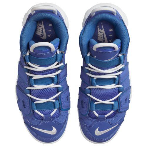ナイキ キッズ スニーカー Nike Air More Uptempo GS - Med Blue/White