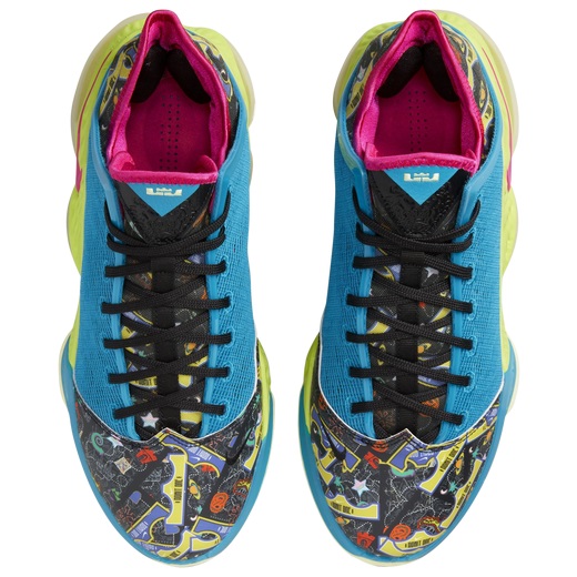 ナイキ メンズ バッシュ Nike LeBron 19 Low - Red/White/Yellow_3