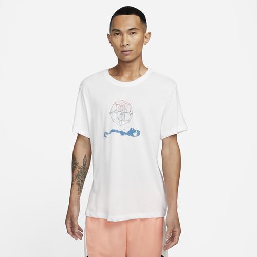 ナイキ メンズ Tシャツ 半袖 Nike Dri-Fit Logo T-Shirt - White