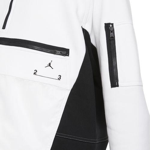 ジョーダン レディース スウェットシャツ Jordan 23Eng Fleece Top - White/Black_2