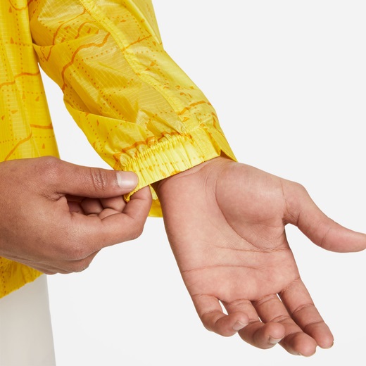 ナイキ メンズ ウィンドブレーカー Nike Air Woven UL Jacket - Yellow/Grey_4