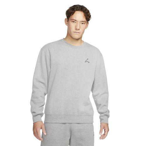 ジョーダン メンズ パーカー Jordan Essential Fleece Crew - Grey/Black