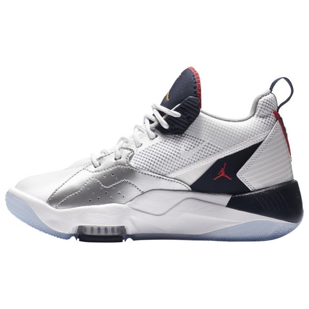 ジョーダン キッズ バッシュ Jordan Zoom '92 GS - White/Obsidian/True Red_1