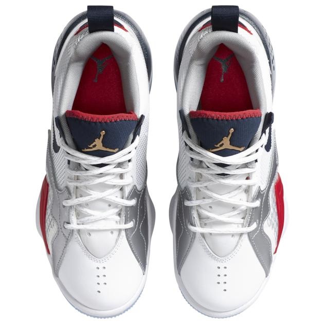 ジョーダン キッズ バッシュ Jordan Zoom '92 GS - White/Obsidian/True Red_3