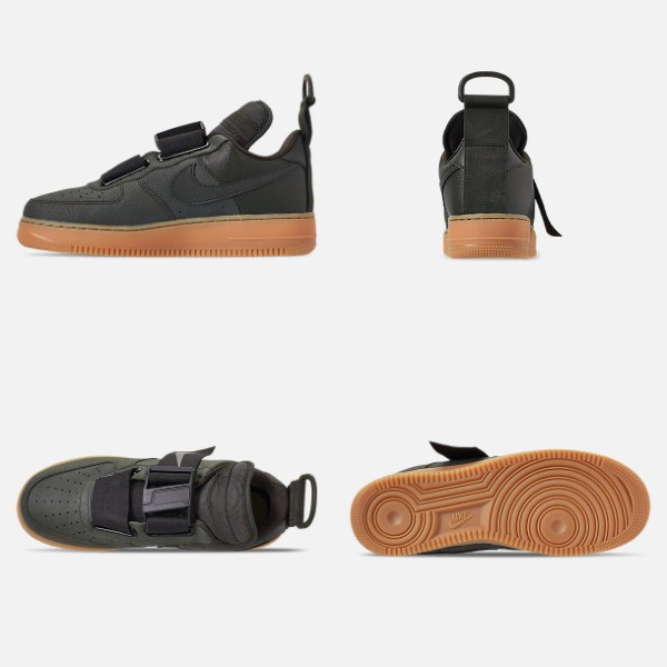 ナイキ メンズ スニーカー Nike Air Force Utility エアフォース Sequoia/Black/Gum Medium Brown 高額レア