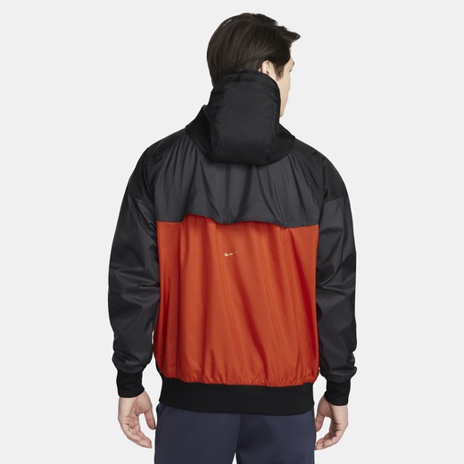 ナイキ メンズ ウィンドブレーカー Nike Woven Smile - Black/Orange_1