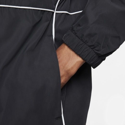 ナイキ メンズ ウィンドブレーカー Nike Air Woven Jacket - Black/White_5