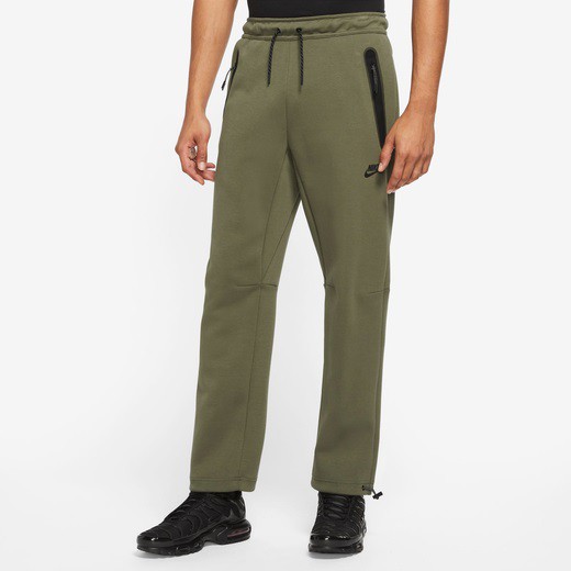 ナイキ メンズ テックフリースパンツ Nike Tech Fleece Pants - Olive/Black