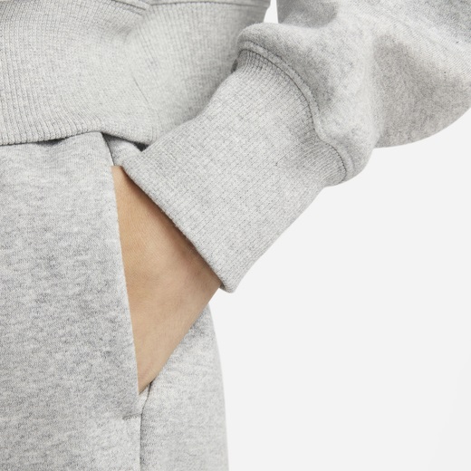 ナイキ レディース スウェットシャツ Nike Style Fleece Crop Quarter Zip - Gray_3