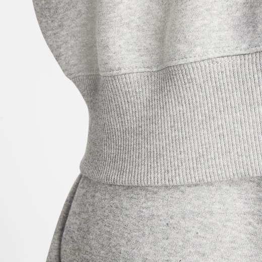 ナイキ レディース スウェットシャツ Nike Style Fleece Crop Quarter Zip - Gray_4