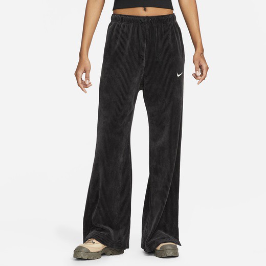 ナイキ レディース スウェットパンツ Nike NSW Velour Pant Wide - Black